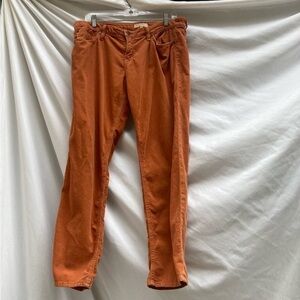 Sanctuary the charmer orange corduroy business casual pants, size 32